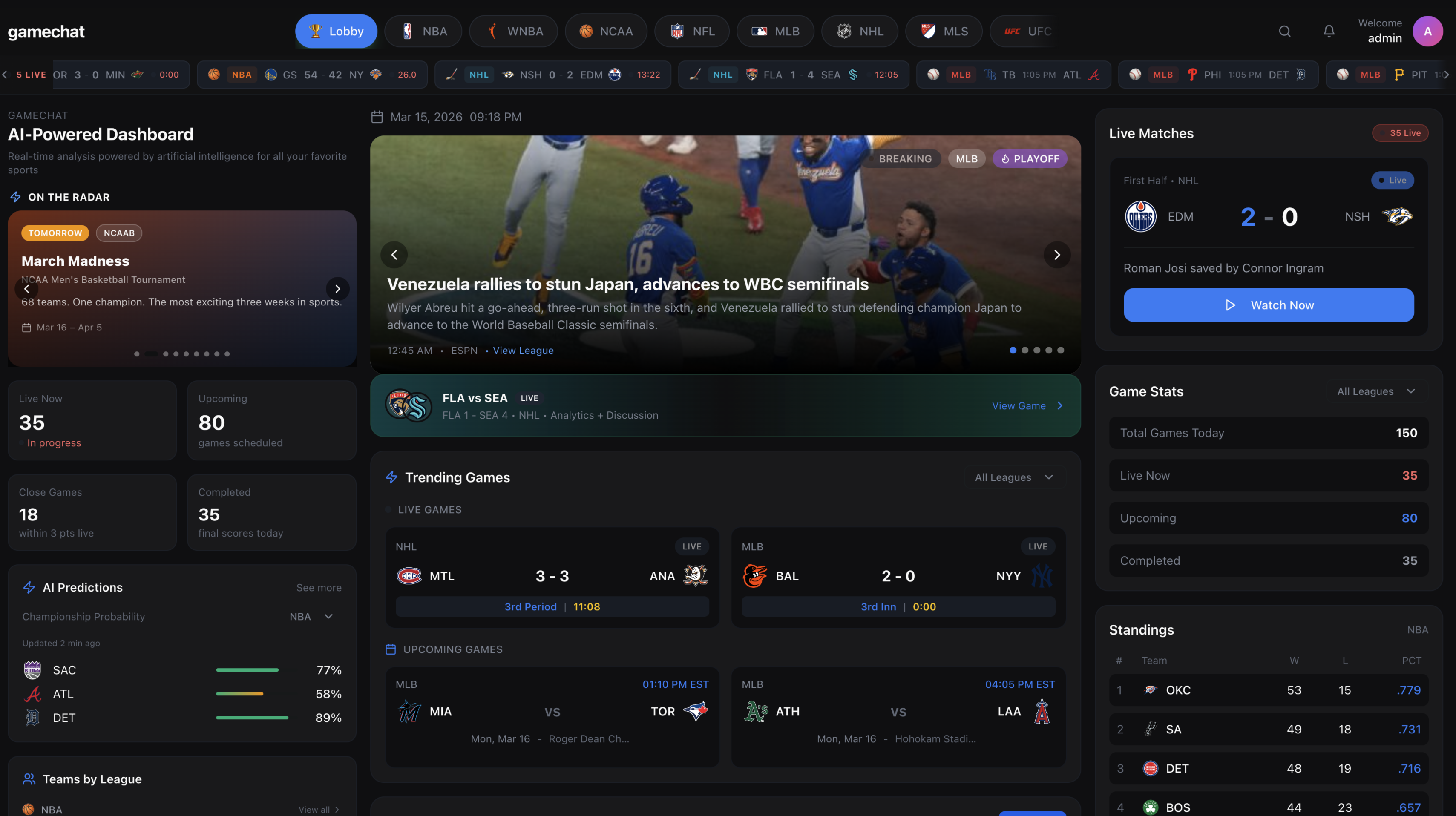 GameChat | Live Sports Chat, Game Threads, Breaking News & Fan Communities